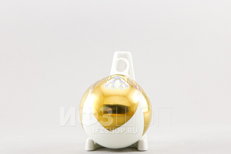 Набор елочных шаров рис. Рождественский подарок, 3 предмета 