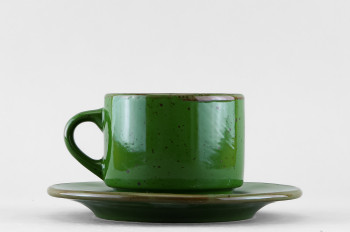 Чашка с блюдцем кофейная ф. Ristorante рис. Punto verde