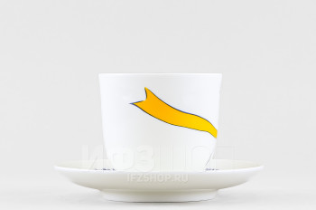 Чашка с блюдцем кофейная ф. Ландыш рис. Портрет Маленького принца