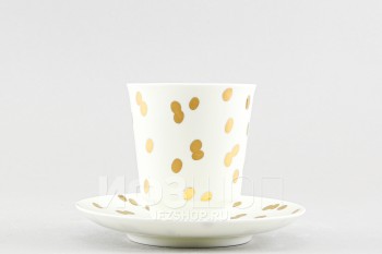 Чашка с блюдцем кофейная ф. Майская рис. Румба (без отводки)
