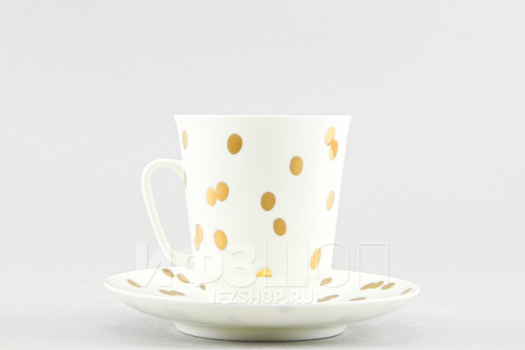 Чашка с блюдцем кофейная ф. Майская рис. Румба (без отводки) 