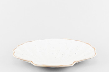 Блюдо ракушка 24 см ф. Marittimo рис. Punto bianca