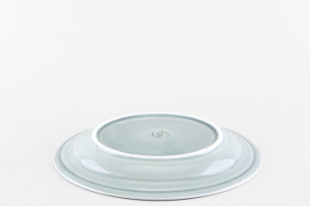 Набор из 6 тарелок плоских 24 см ф. Принц рис. Акварель (темно-серый)