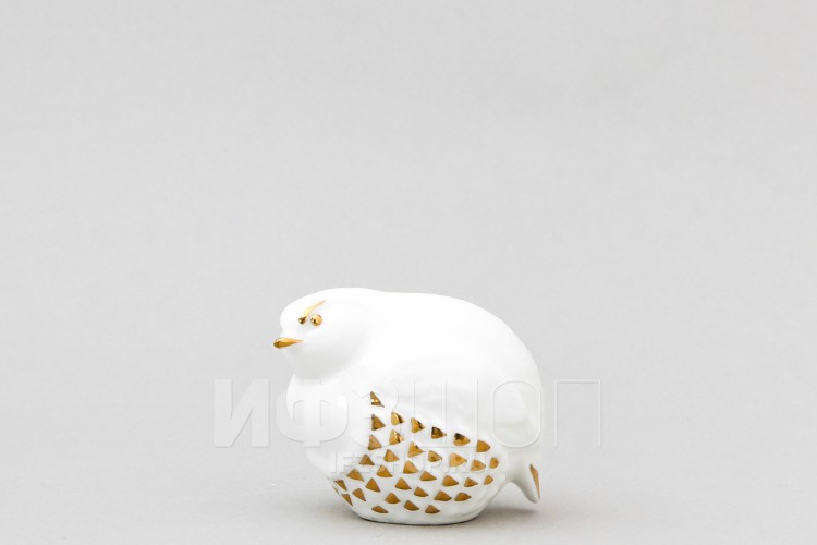 Каменная куропатка №1 Золотая (высота 5.4 см) в Москве