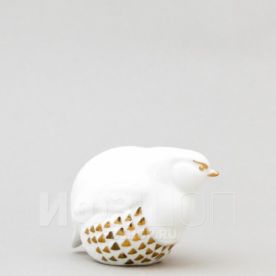 Каменная куропатка №1 Золотая (высота 5.4 см)