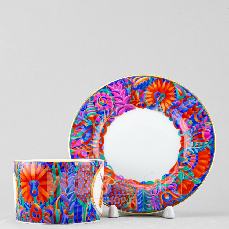 Чашка с блюдцем чайная ф. Идиллия рис. Единорог в Москве