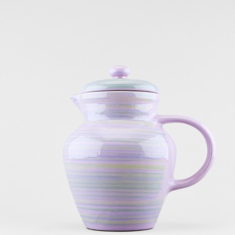 Кувшин с крышкой рис. Лаванда 