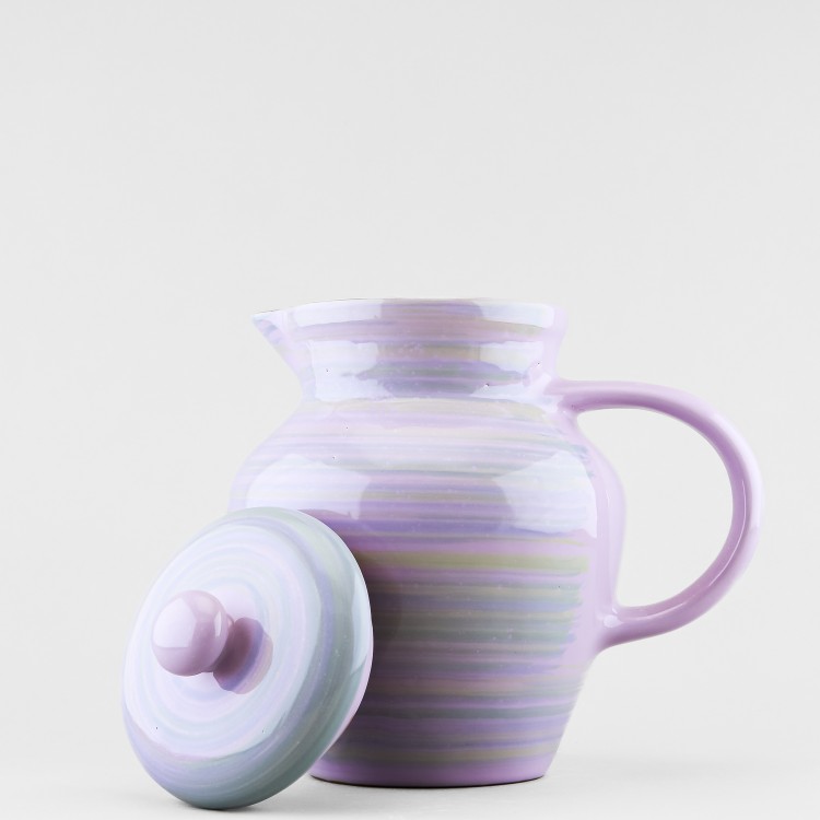 Кувшин с крышкой рис. Лаванда 