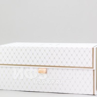 Подарочная коробка для нескольких чашек и комплектов, 30х17х14.5 см, белая