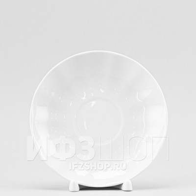 Блюдце для чайной чашки ф. Тюльпан рис. Белый