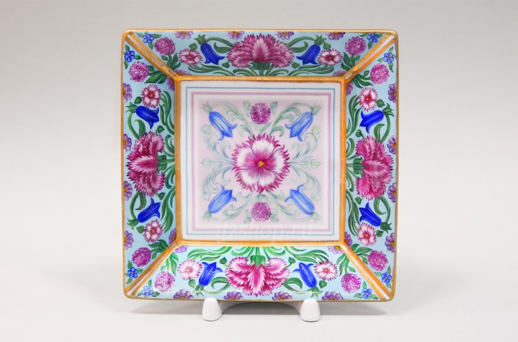 Подставка для мелочи 16.5х16.5 см рис. Вечное лето в Москве