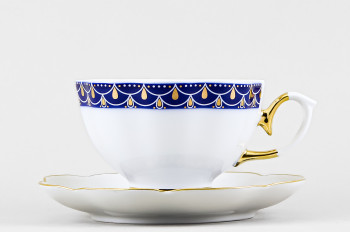 Чашка с блюдцем чайная ф. Елена рис. Вечерний звон