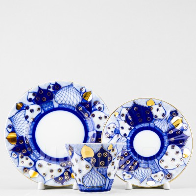 Комплект чайный ф. Лучистая рис. Перезвоны