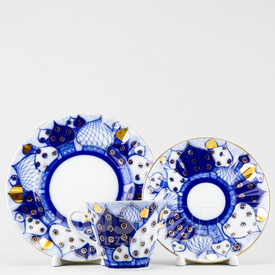 Комплект чайный ф. Лучистая рис. Перезвоны