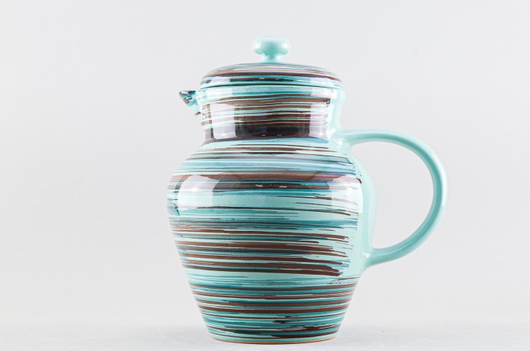 Кувшин с крышкой рис. Скандинавия 