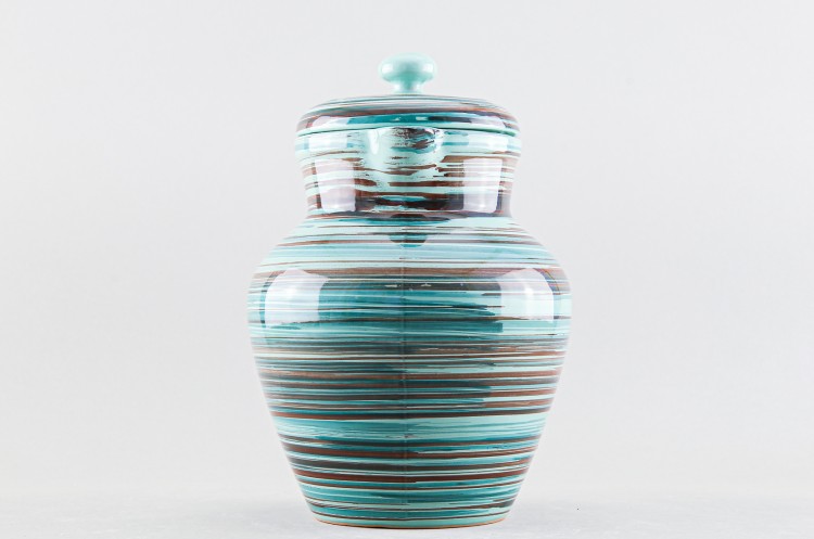 Кувшин с крышкой рис. Скандинавия 