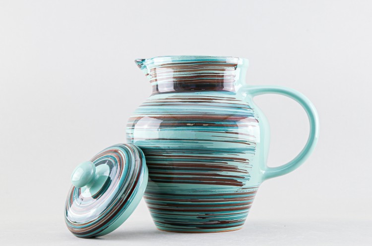 Кувшин с крышкой рис. Скандинавия 