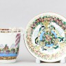 Чашка с блюдцем кофейная ф. Майская рис. Голубое озеро в Москве