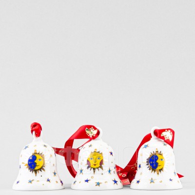 Набор из 3 колокольчиков ф. Петелька рис. День и ночь