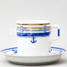 Чашка с блюдцем чайная ф. Гербовая рис. Белое море 2