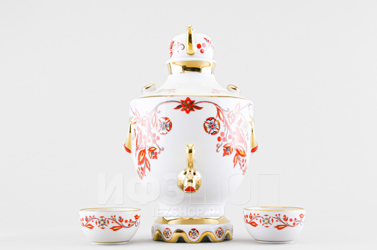 Набор для вина ф. Веселый самоварчик рис. Русские мотивы, 3 предмета в Москве