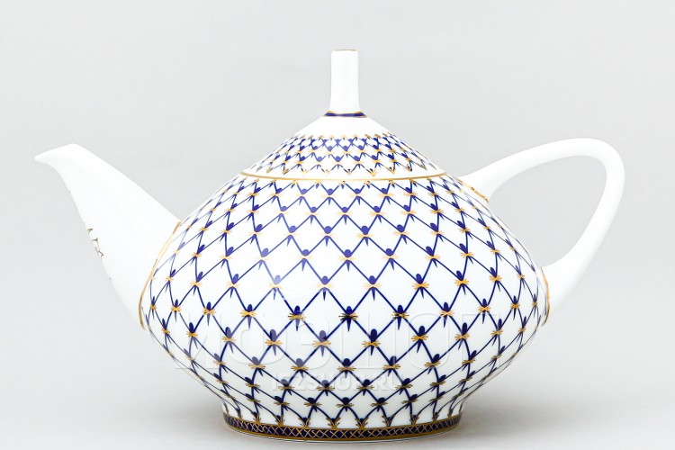 Сервиз чайный ф. Купольная рис. Кобальтовая сетка, 14 предметов в Москве