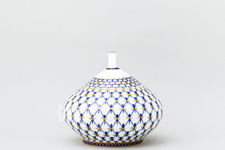 Сервиз чайный ф. Купольная рис. Кобальтовая сетка, 14 предметов в Москве