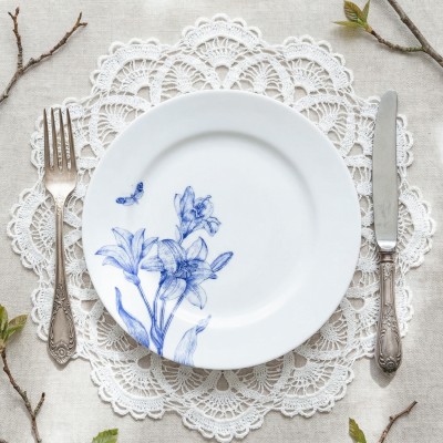 Тарелка плоская 17.5 см ф. Идиллия рис. Беатриче