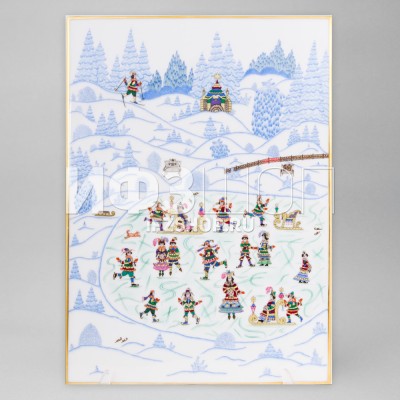 Пласт 36,8х26 см рис. На Катке. Морозным днем №1