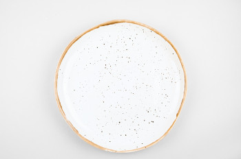 Тарелка плоская 26.5 см ф. Organico рис. Punto bianca