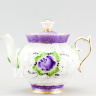 Чайник заварочный ф. Орхидея рис. Высокохудожественная роспись (фиолетовый)