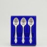Набор из 6 чайных ложек, серия Тройка с росписью