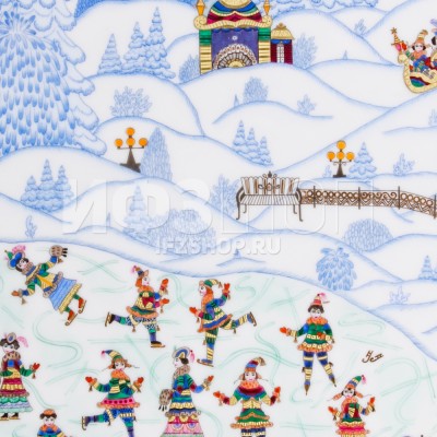 Пласт 36,8х26 см рис. На Катке. Морозным днем №3