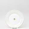Тарелка плоская 20 см ф. Стандартная-2 рис. Азур золотой
