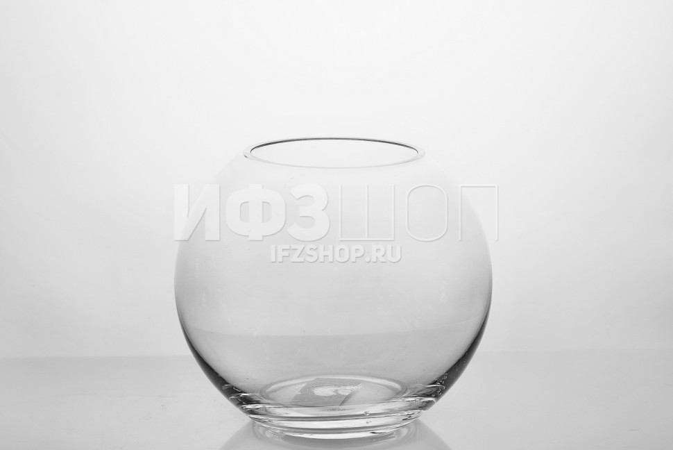 Ваза-шар, высота 15.5 см, диаметр 18 см, форма 5578