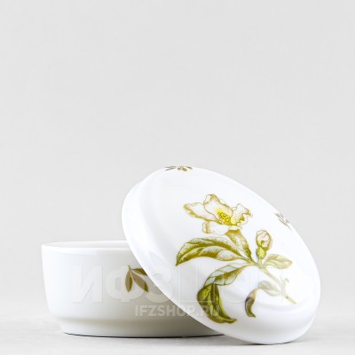 Туалетная коробочка ф. Овальная рис. Гранаты (микс)