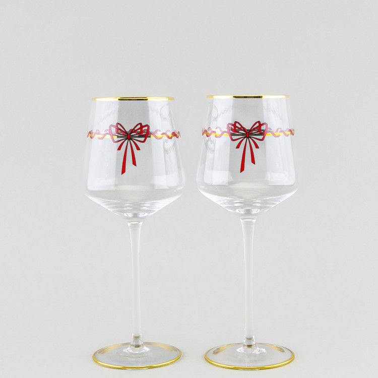 Набор из 2 бокалов для вина 470 мл рис. Календа 