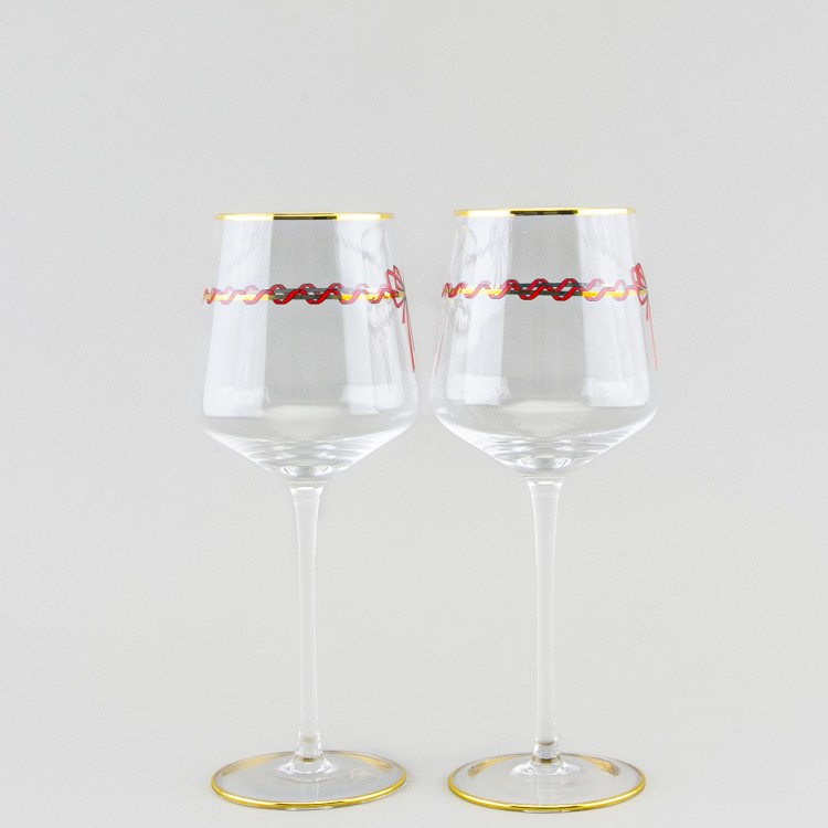 Набор из 2 бокалов для вина 470 мл рис. Календа 
