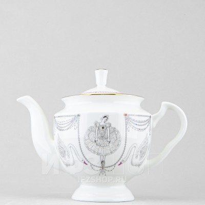 Чайник заварочный ф. Айседора рис. Волшебное лебединое озеро