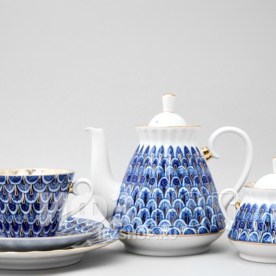 Сервиз чайный ф. Лучистая рис. Незабудка, 20 предметов