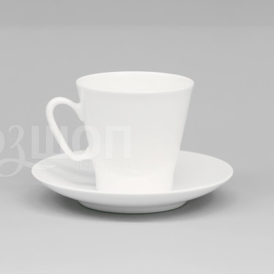 Чашка с блюдцем кофейная ф. Черный кофе рис. Суетин