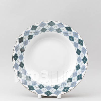 Комплект глубоких тарелок 22 см рис. Кембридж, 6 предметов