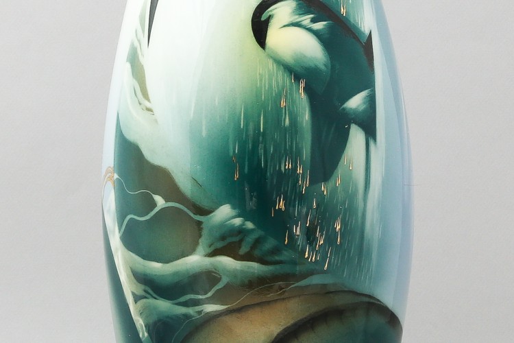 Ваза ф. Высокая рис. Север 