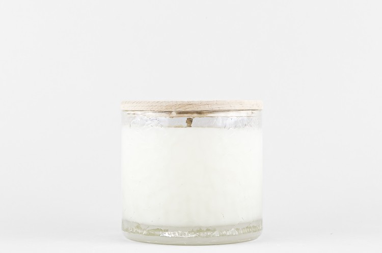 Свеча в стакане с эффектом кракле Маффин с голубикой (300 мл) в Москве