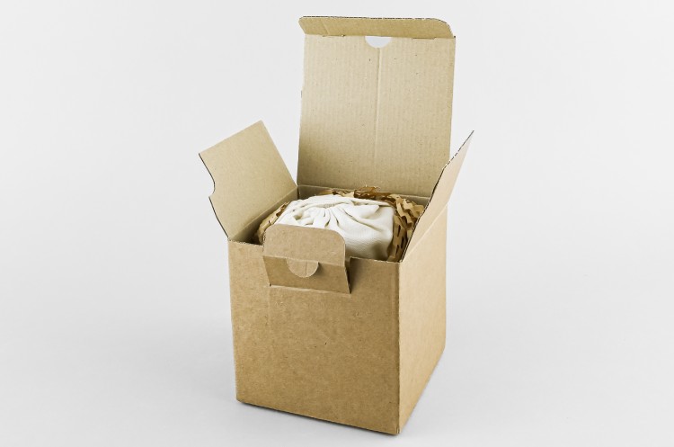 Свеча в стакане с эффектом кракле Маффин с голубикой (300 мл) в Москве