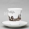Чашка с блюдцем кофейная ф. Майская рис. До свидания, Петербург №4 в Москве