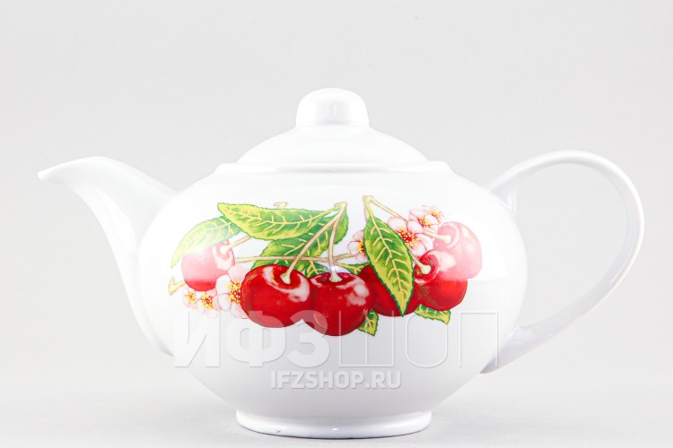Чайник заварочный ф. Удачный большой рис. Вишня 