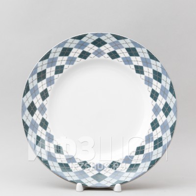 Комплект плоских тарелок 24 см рис. Кембридж, 6 предметов