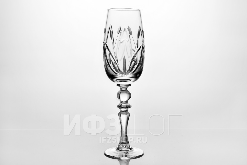 Набор из 6 бокалов для шампанского 220 мл ф. 7565 серия 900/42 (Камыши)