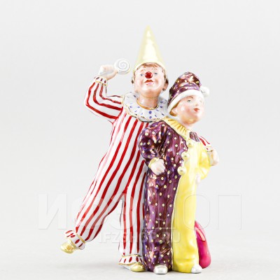 Смех и радость (в высокохудожественной росписи, высота 16.2 см)